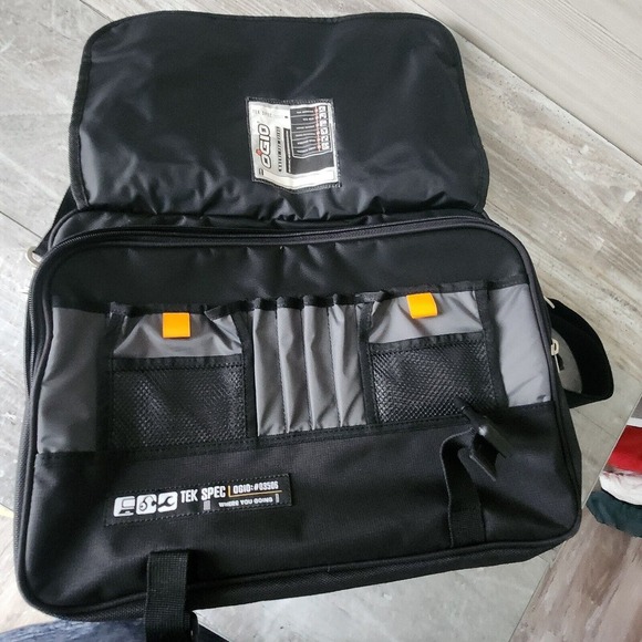 OGIO Tek Spec 03506 Briefcase Messenger Bag Laptop Padded Bottom Black Strap - Picture 8 of 16